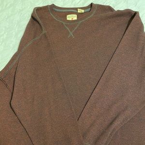 Men’s RedHead Brand Waffle Long Sleeve Tee XL Red